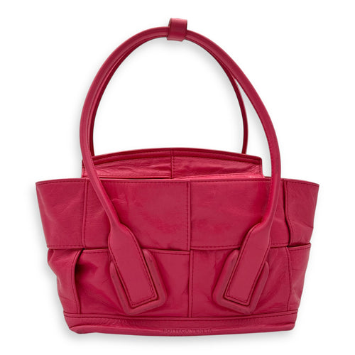 Bottega Veneta Arco Top Handle Bag Mini Pink in Calfskin_1