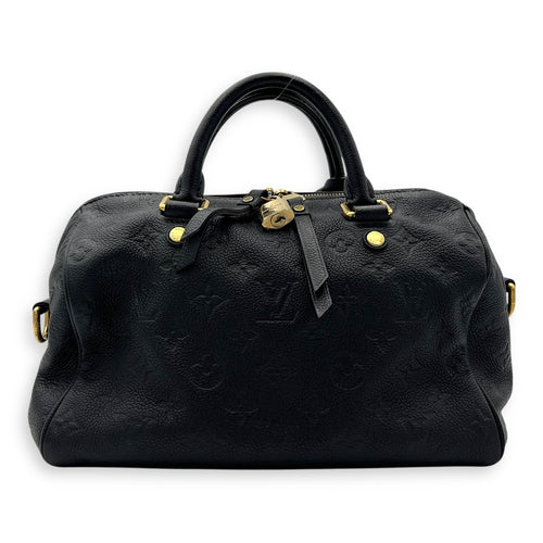 Louis Vuitton Speedy Top Handle Bag 25 Blue in Empreinte Leather, Gold hardware_1