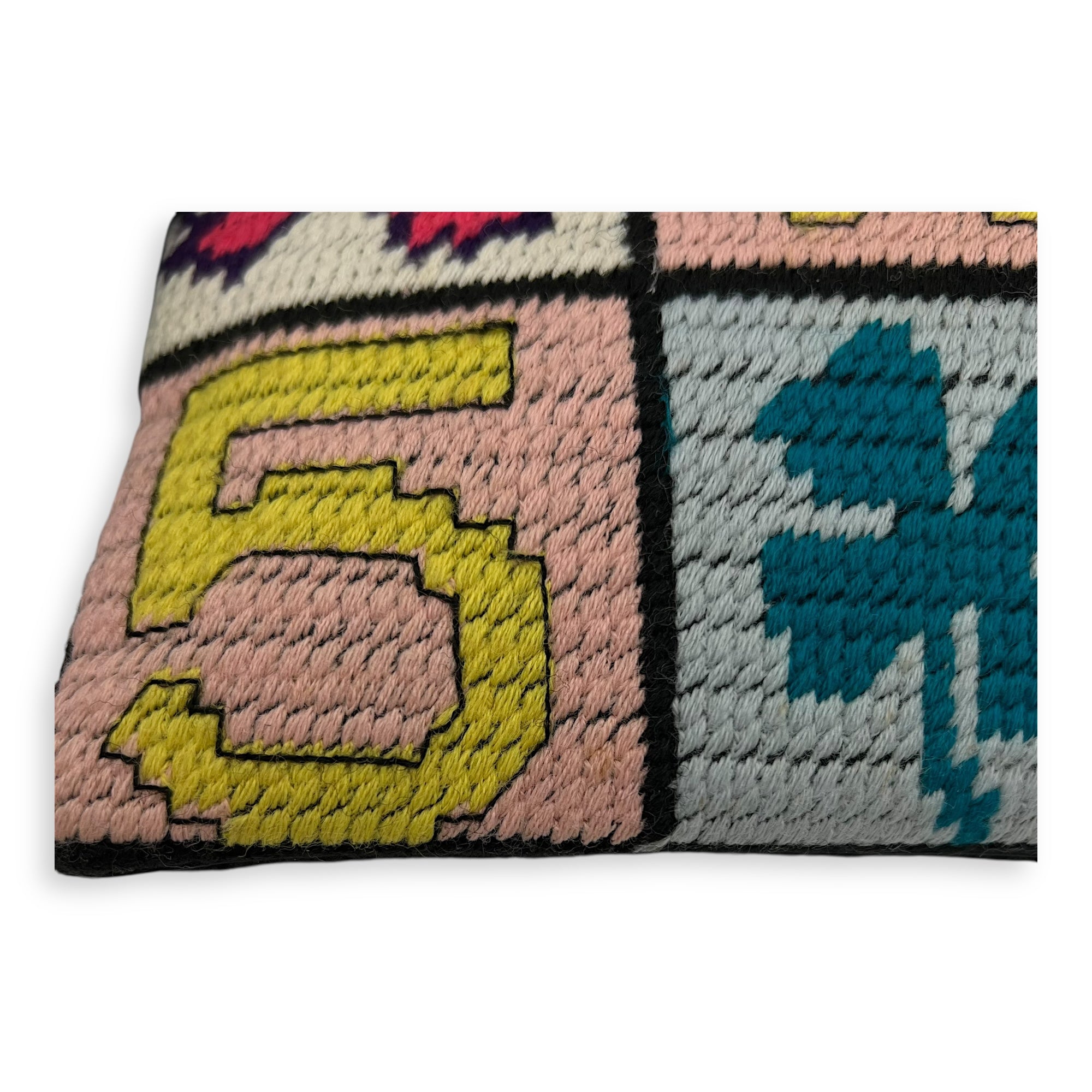 Chanel Patchwork Clutch Multi-colour in Knit, Gold hardware_7