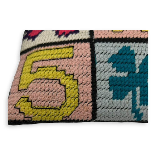 Chanel Patchwork Clutch Multi-colour in Knit, Gold hardware_7