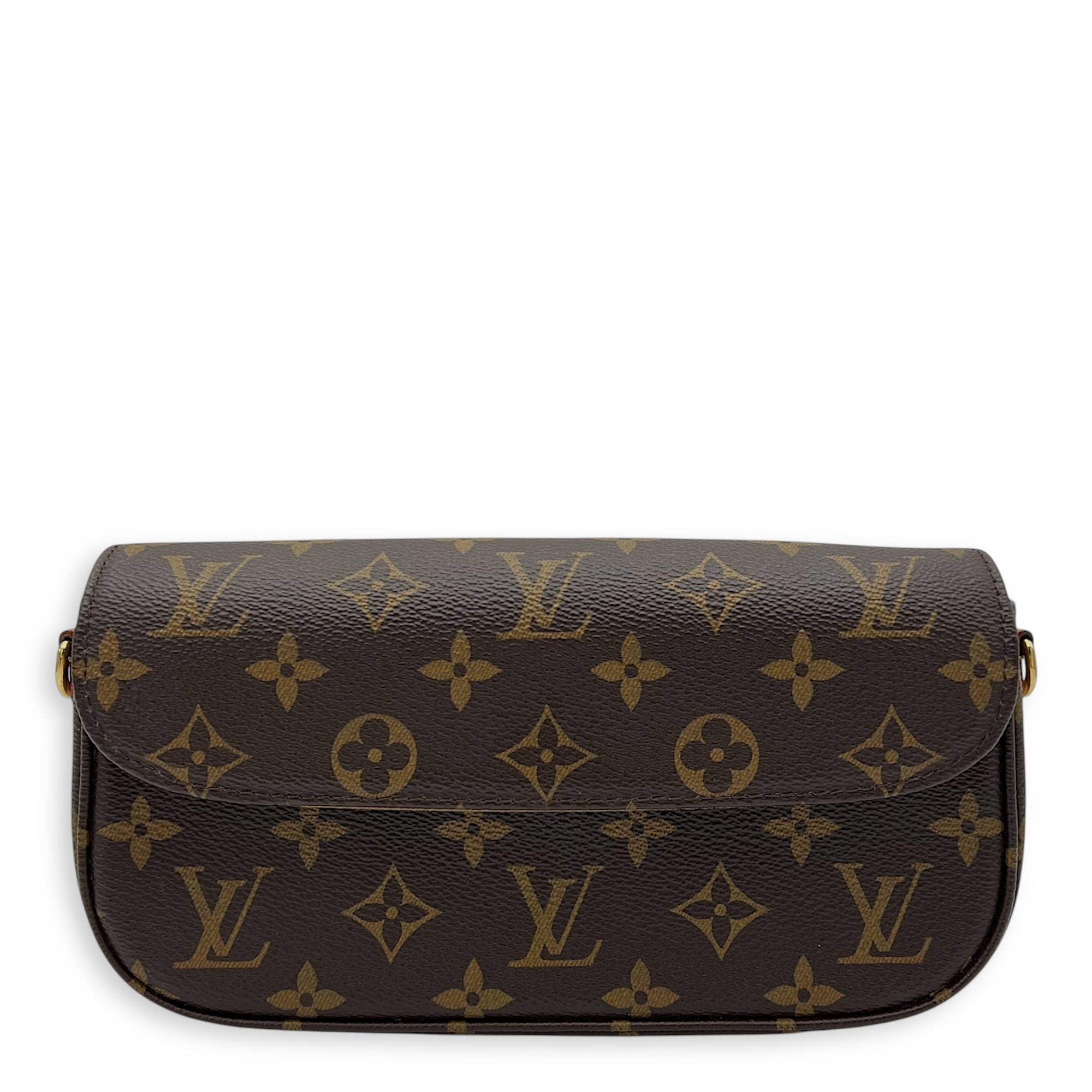 Louis Vuitton Ivy Crossbody Bag Brown in Monogram Coated Canvas, Gold hardware_1