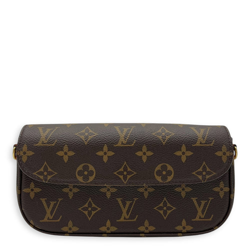 Louis Vuitton Ivy Crossbody Bag Brown in Monogram Coated Canvas, Gold hardware_1