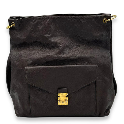 Louis Vuitton Metis Shoulder Bag Hobo Brown in Empreinte Leather, Gold hardware_1
