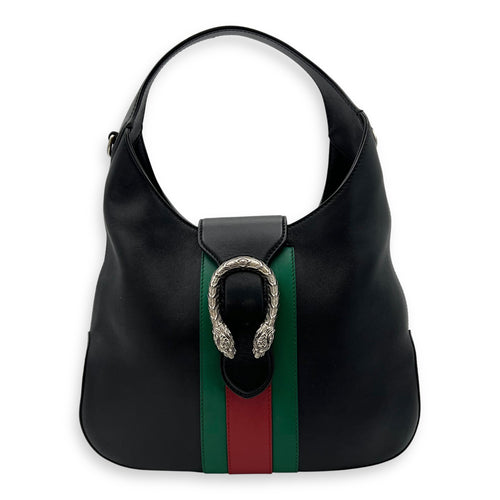Gucci Dionysus Shoulder Bag Black in Calfskin, Silver hardware_1