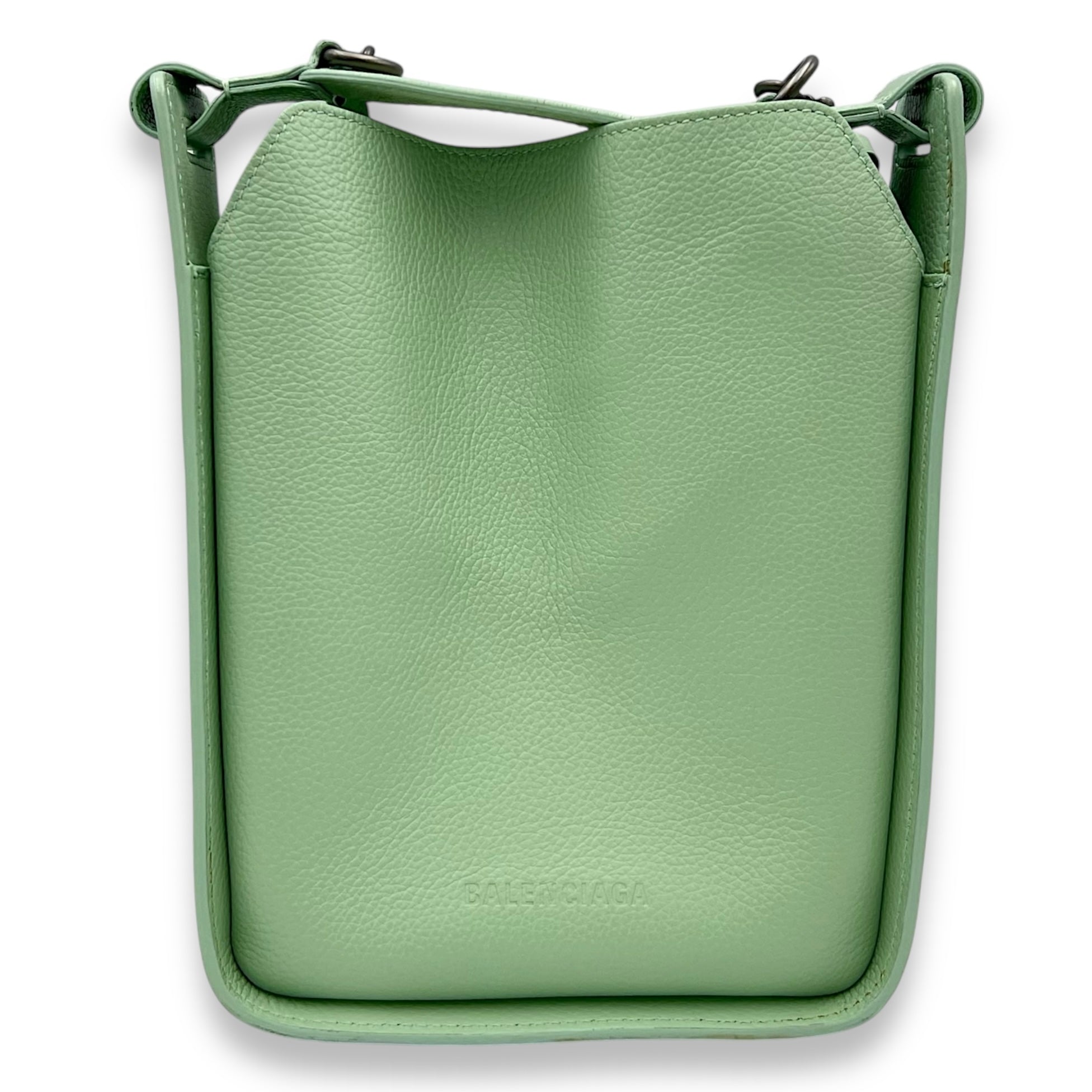 Balenciaga Tool Mint Green Crossbody Bag in Calfskin, Gunmetal hardware_1