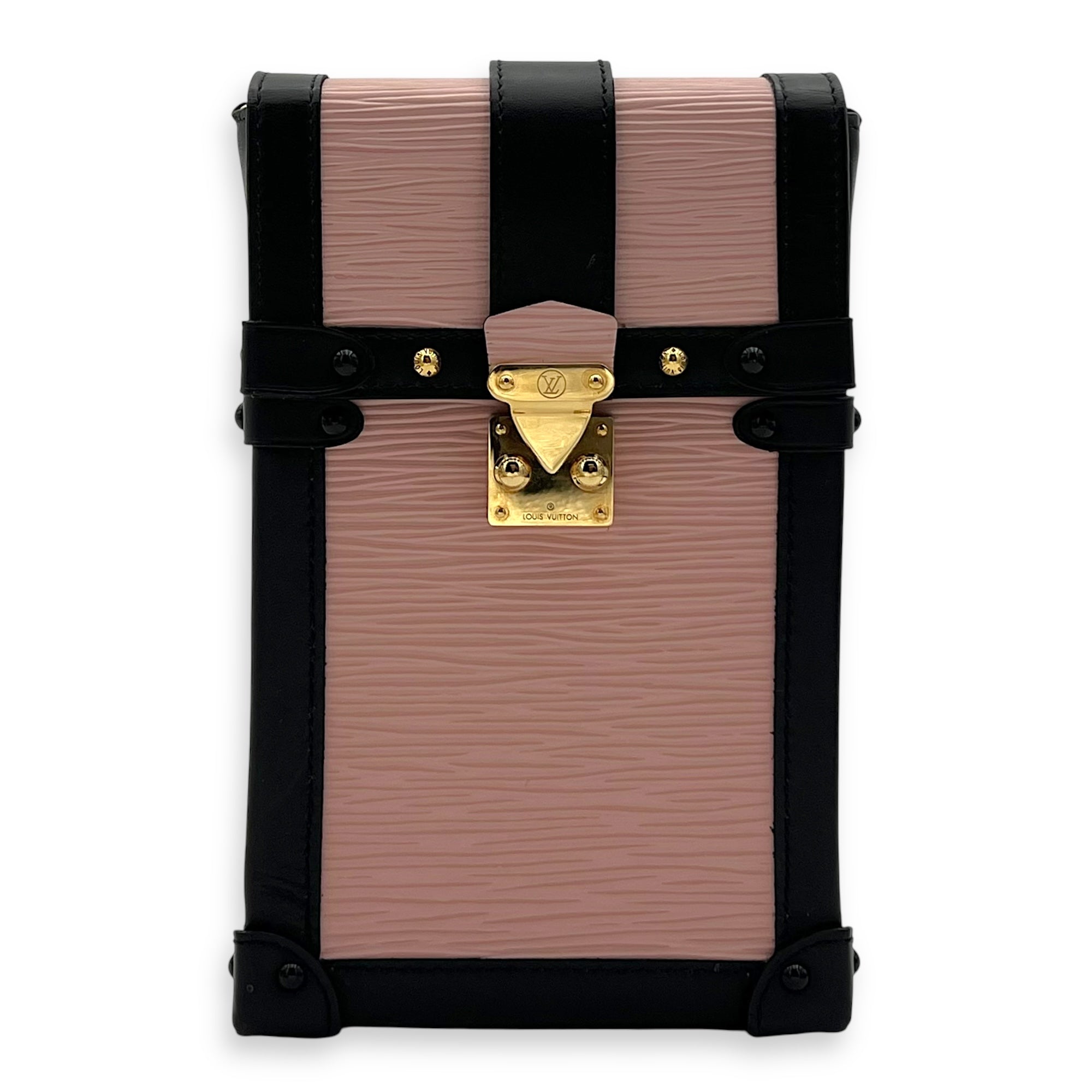 Louis Vuitton Trunk Crossbody Bag Ballerina in Epi Leather, Gold hardware_1