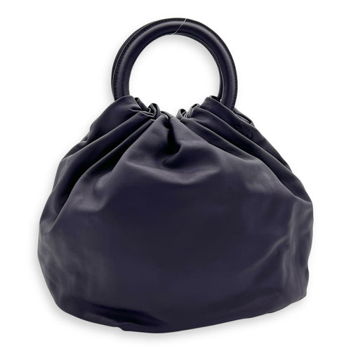 Loewe Bounce  Top Handle Bag Purple in Calfskin, Silver hardware_1