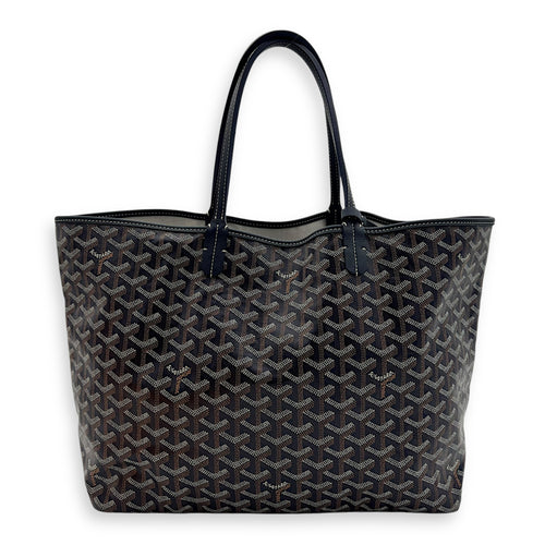 Goyard Saint Louis Tote Bag PM Blue in Coated Canvas, Silver hardware_1