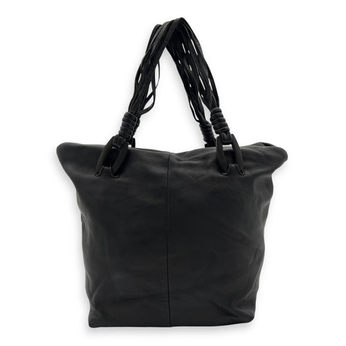 Loewe Vintage Top Handle Bag Black in Lambskin, Silver hardware_1