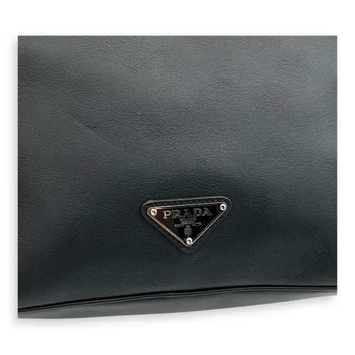 Prada Others Backpack Black in Calfskin, Silver hardware_11