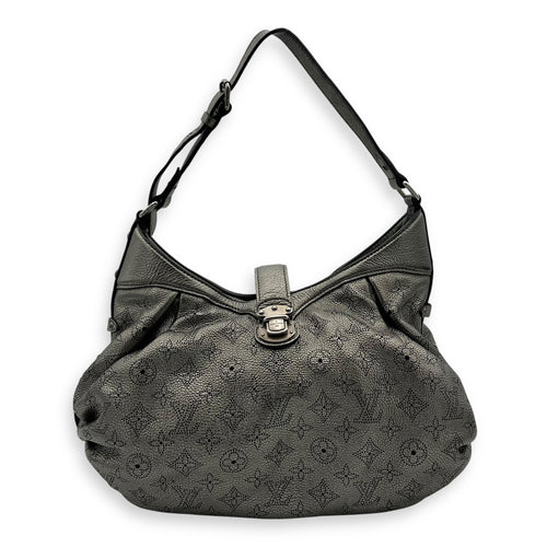 Louis Vuitton Mahina Shoulder Bag Silver in Calfskin, Silver hardware_1