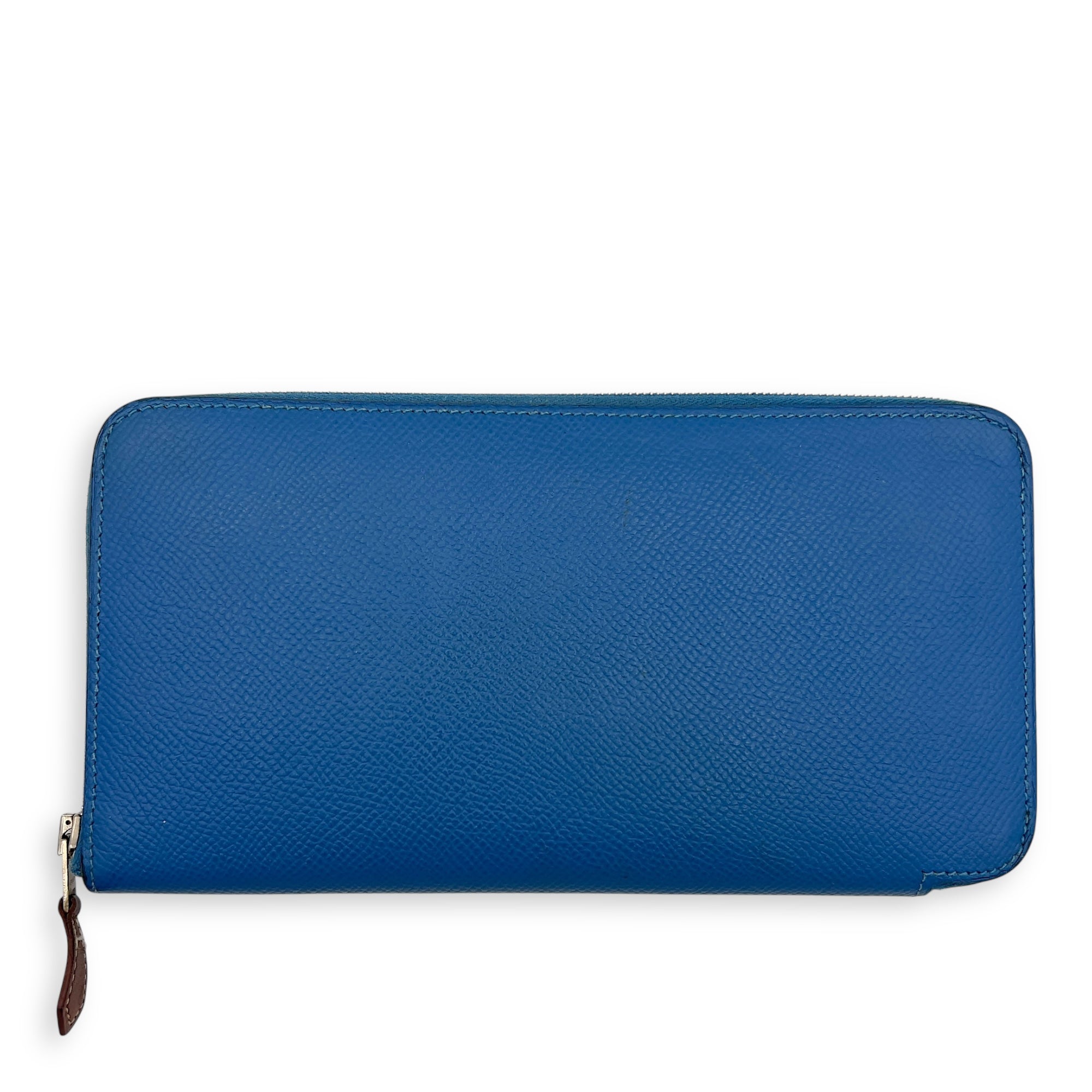 Hermès Silk In Blue in Epsom, Palladium hardware_1
