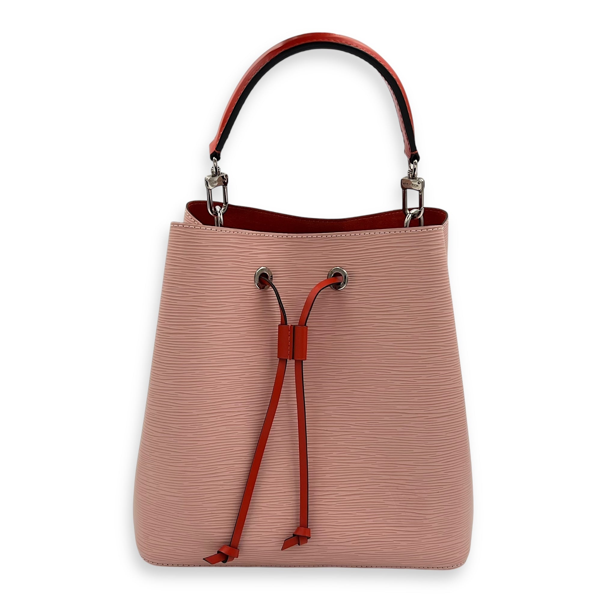 Louis Vuitton NeoNoe Bucket Bag Pink in Epi Leather, Silver hardware_1