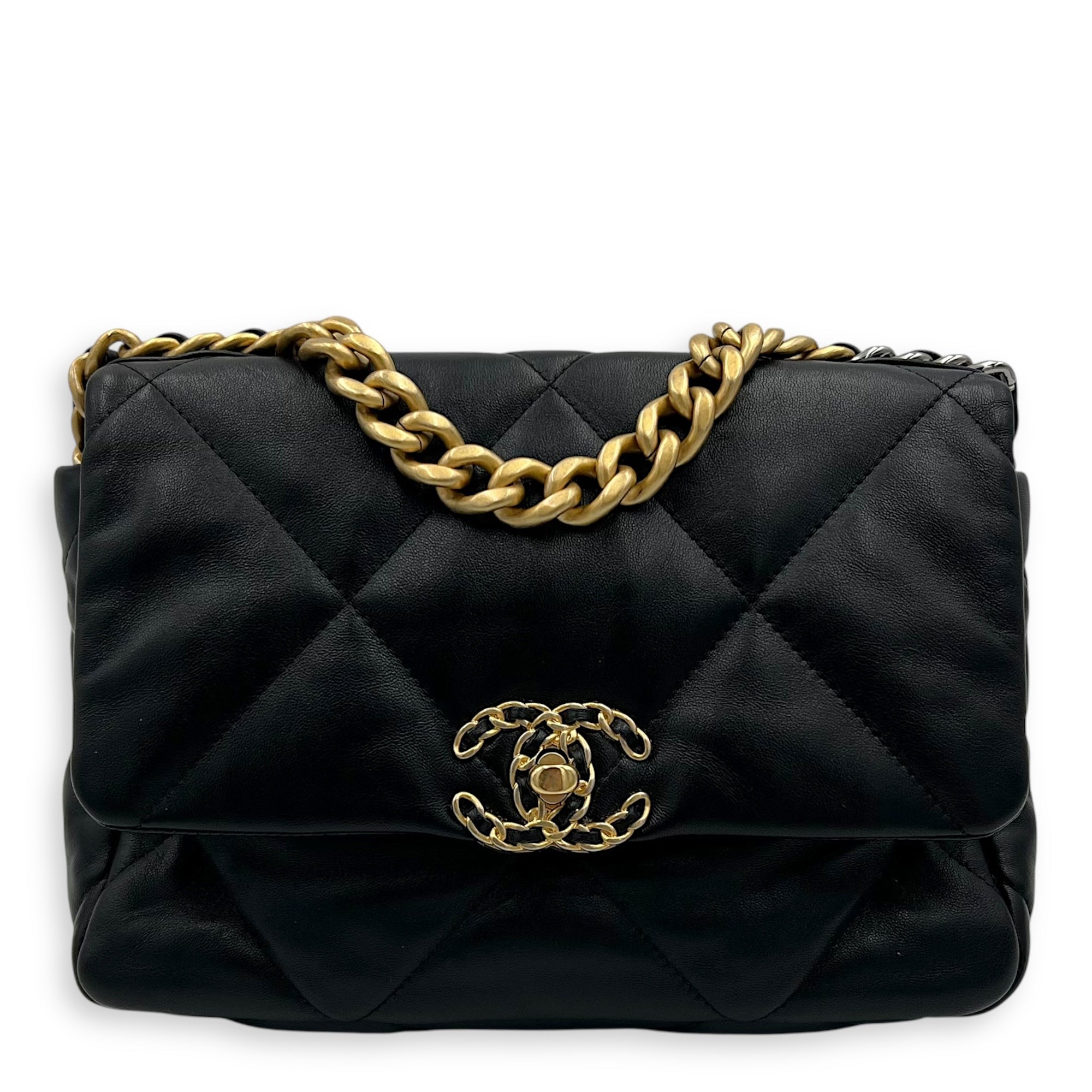 Chanel C19 Shoulder Bag Black in Others, Mixed hardware_1