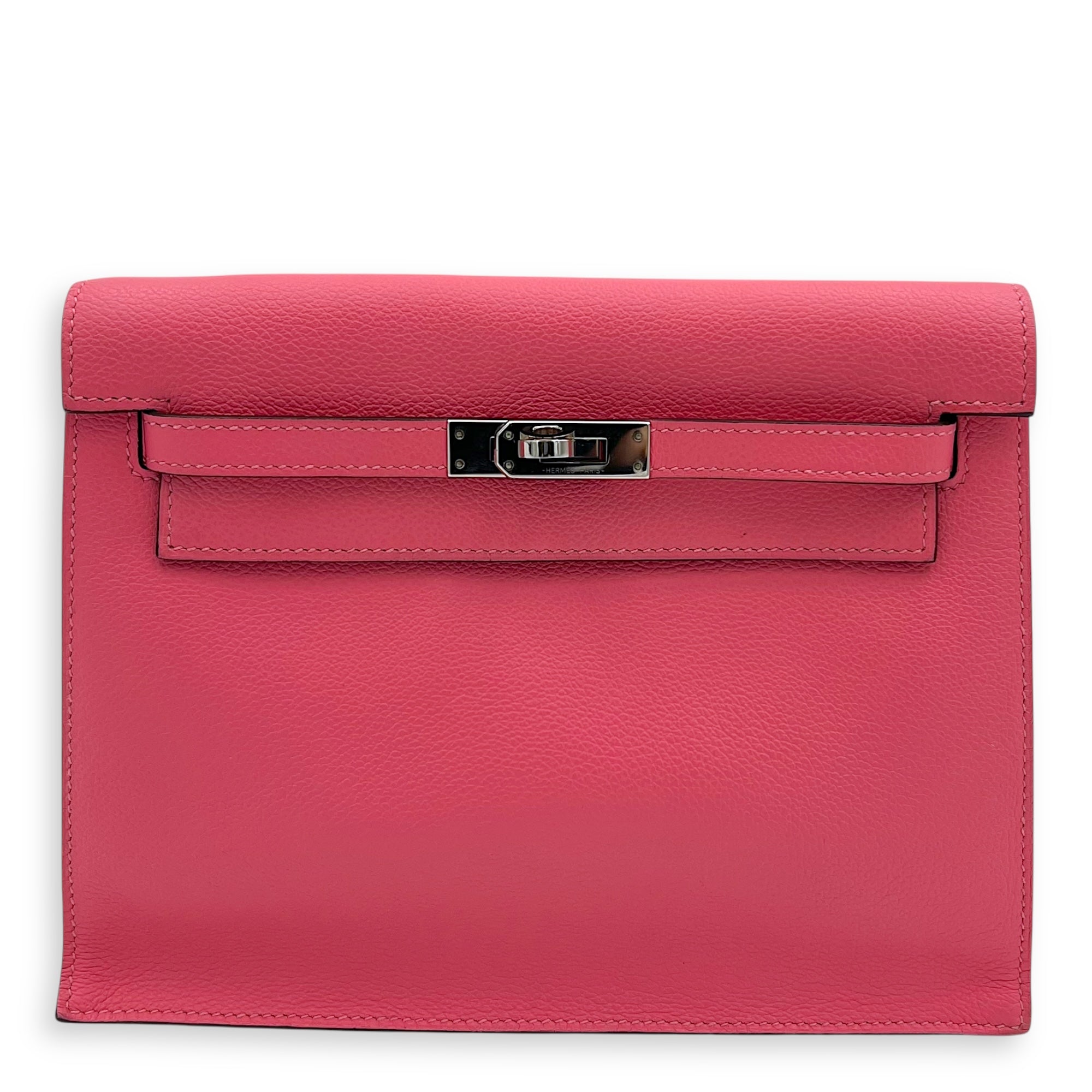 Hermès Kelly Danse Rose Azelea in Swift, Palladium hardware_1