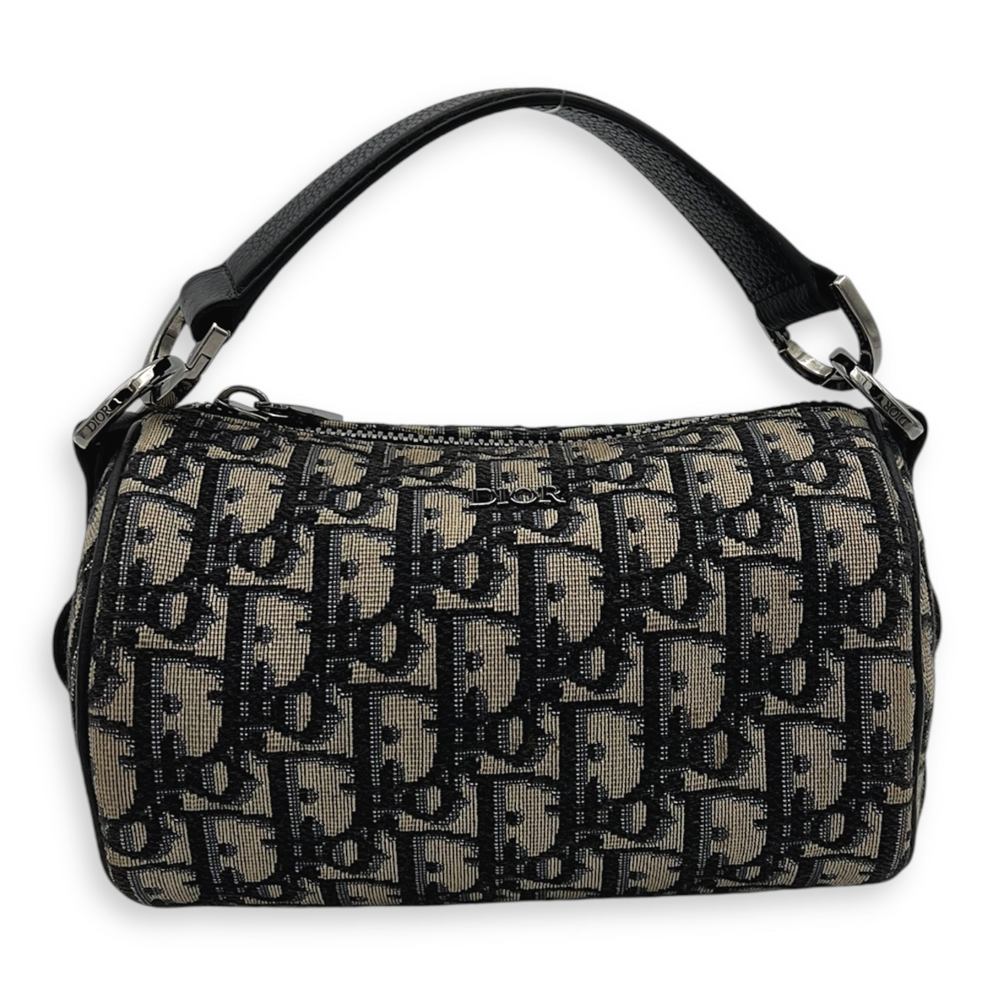 Dior Roller Crossbody Bag Small Blue in Canvas, Silver hardware_5