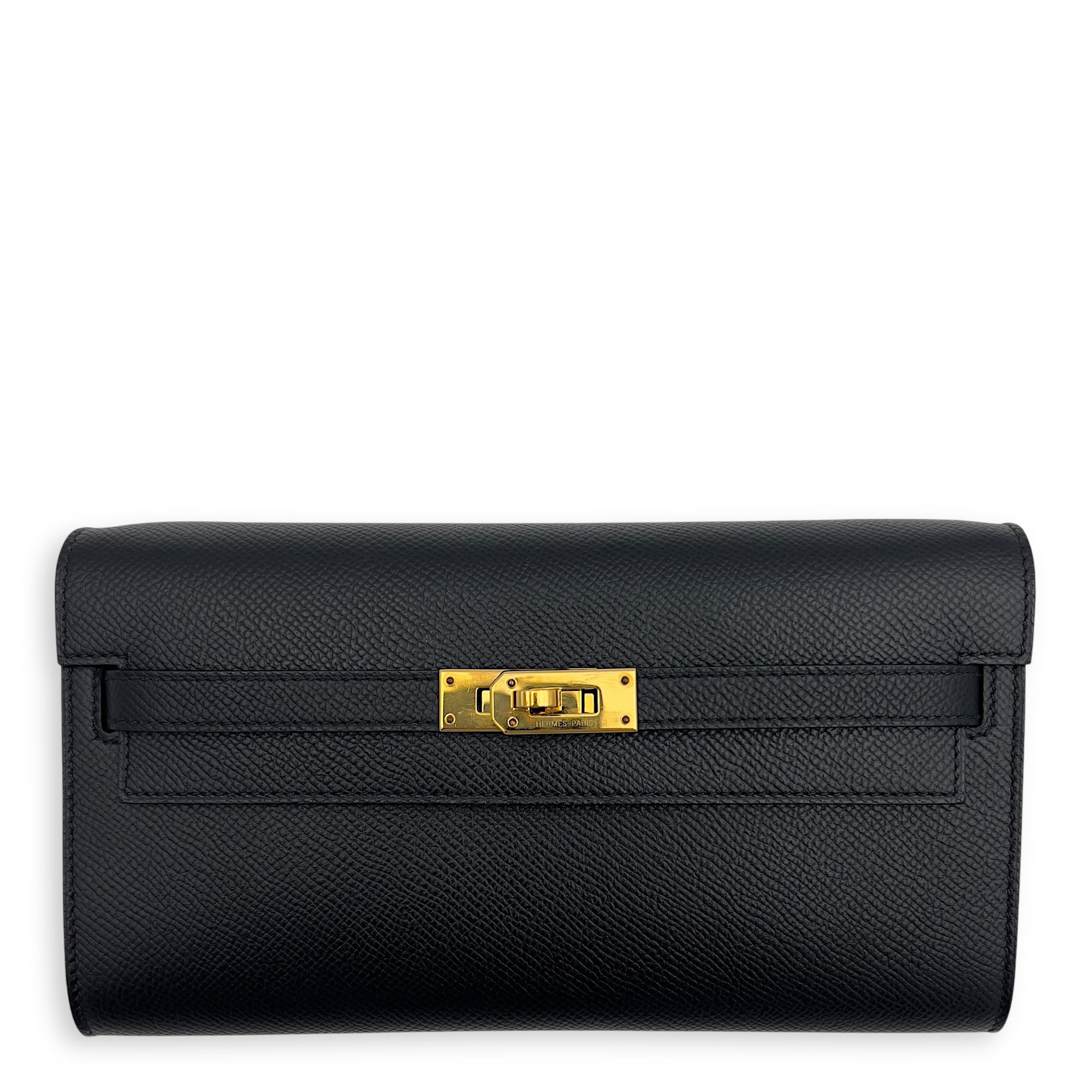 Hermès Kelly To Go Black in Epsom, Gold hardware_1