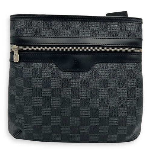 Louis Vuitton Thomas Damier Graphite Crossbody Bag in Coated Canvas, Silver hardware_1