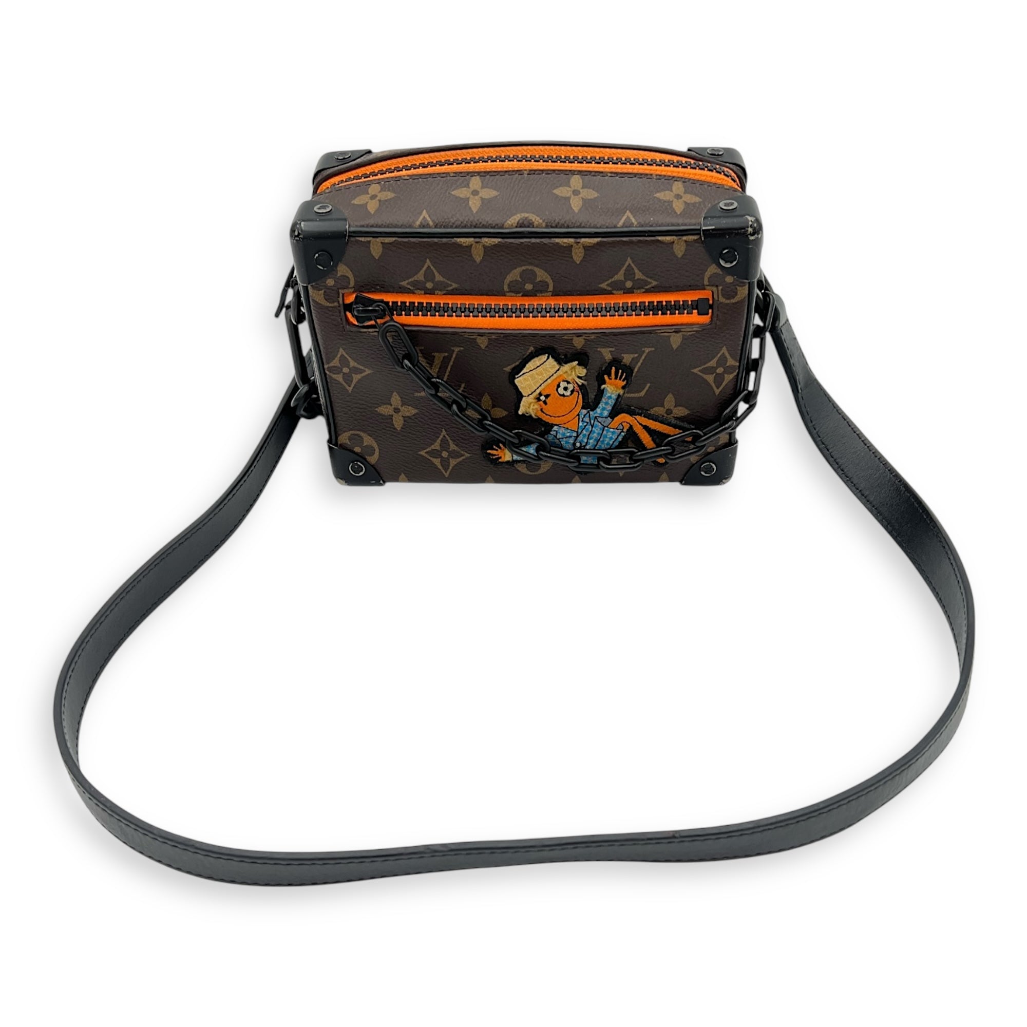 Louis Vuitton Soft Trunk Shoulder Bag Brown in Monogram Coated Canvas, Black hardware_1