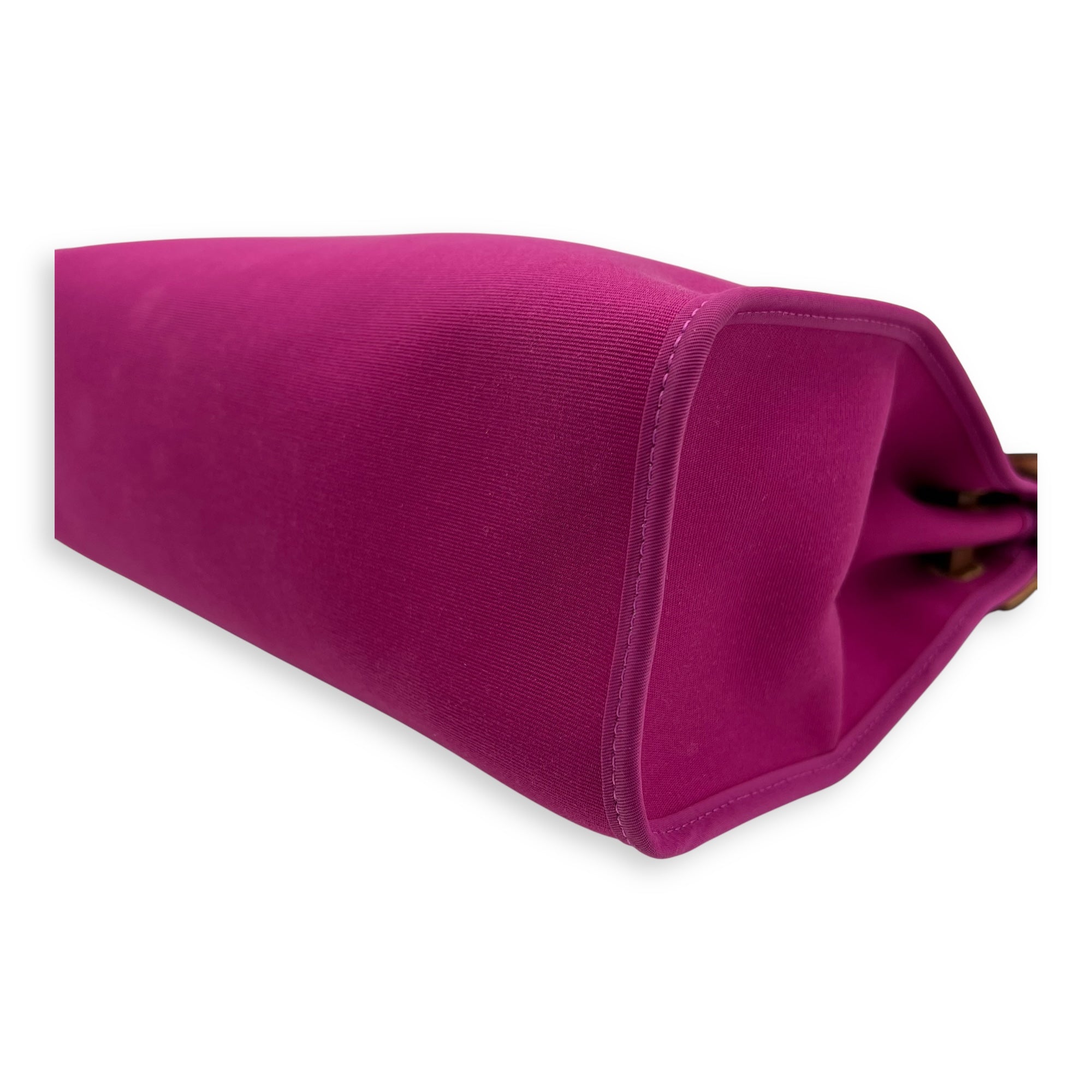 Hermès Herbag 31 Rose Pourpre Fauve Shoulder Bag in Canvas, Palladium hardware_10