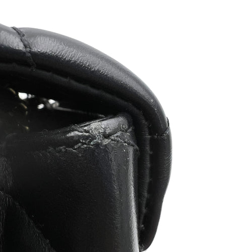 Saint Laurent Loulou Small Black Shoulder Bag in Calfskin, Gold hardware_1