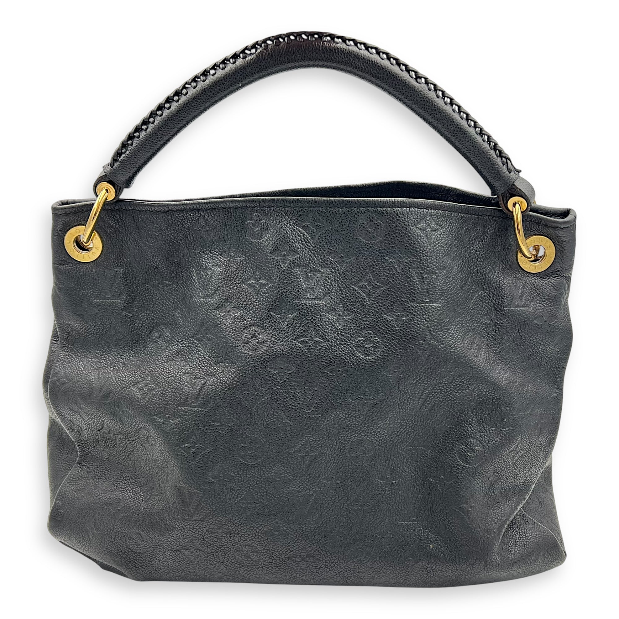Louis Vuitton Artsy Blue Shoulder Bag in Empreinte Leather, Gold hardware_1
