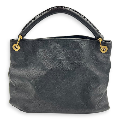 Louis Vuitton Artsy Blue Shoulder Bag in Empreinte Leather, Gold hardware_1