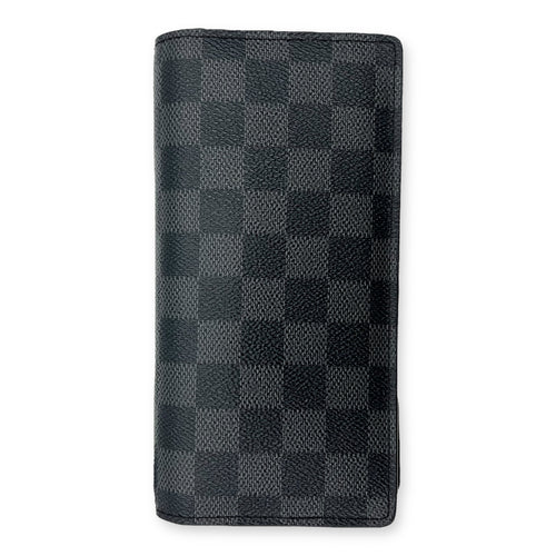 Louis Vuitton Brazza Graphite Wallet in Coated Canvas_2