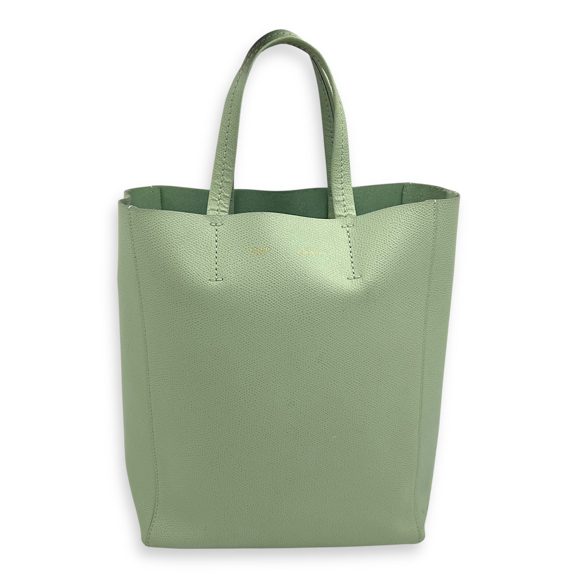 Celine 2 way bag Tote Bag Green in Calfskin, Gold hardware_1
