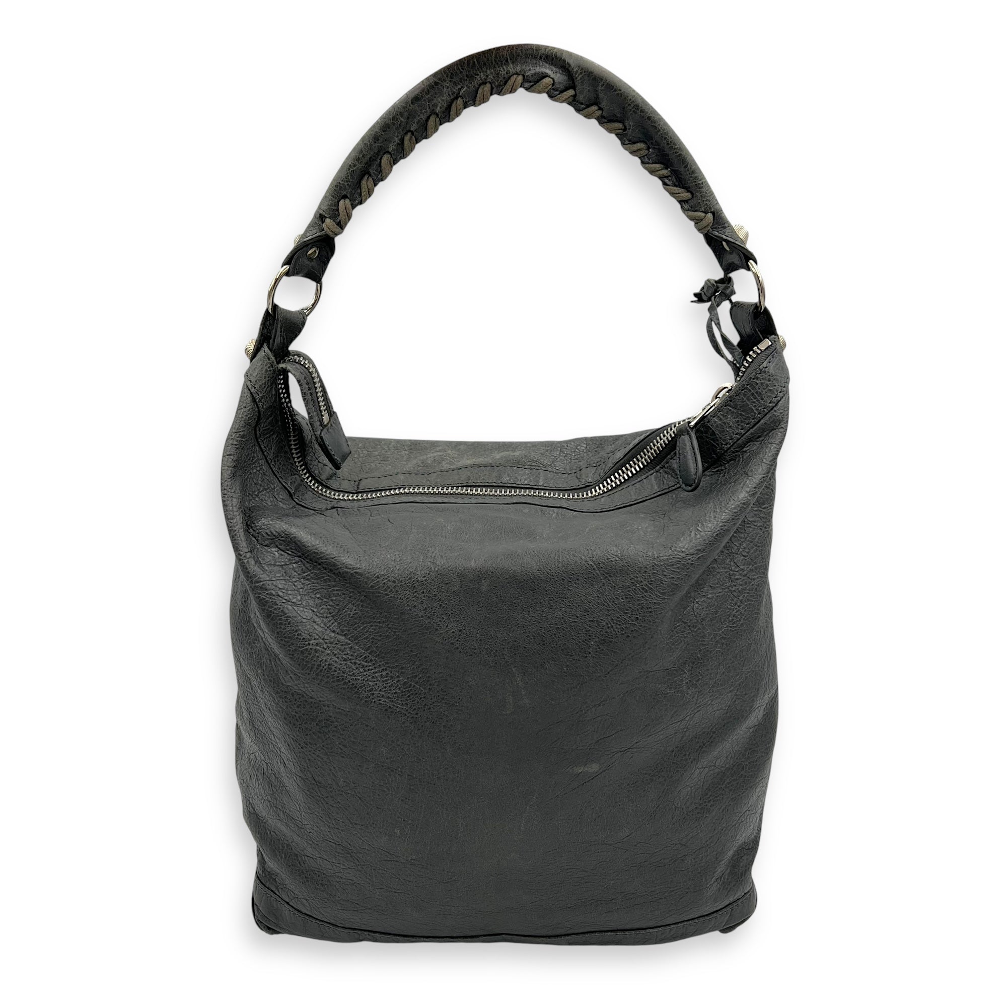 Balenciaga Others Shoulder Bag Grey in Goat Leather, Silver hardware_1
