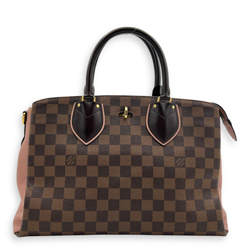 Louis Vuitton Normandy Top Handle Bag Brown in Coated Canvas, Gold hardware_1