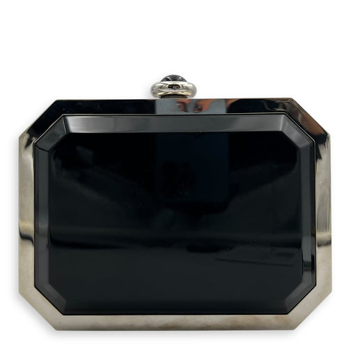 Chanel Minaudiere Plexiglass Vanity Crossbody Bag Black in Others, Silver hardware_1