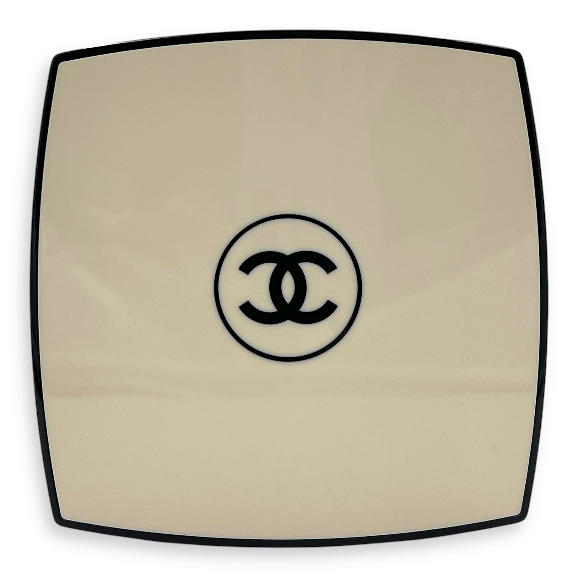 Chanel Compact Minaudieure Beige Crossbody Bag in, Silver hardware_1