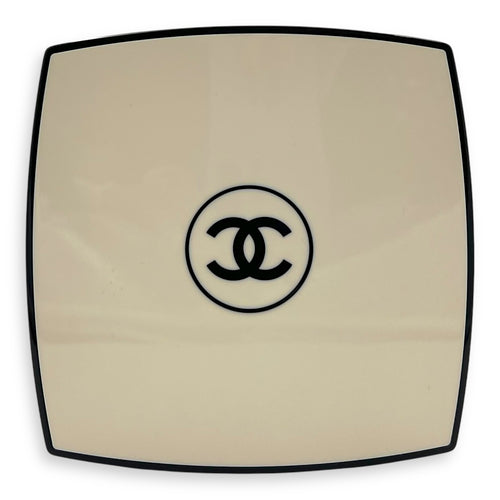 Chanel Compact Minaudieure Beige Crossbody Bag in, Silver hardware_1