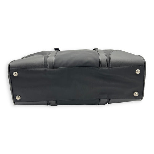 Prada Re-Nylon Top Handle Bag Black in Nylon, Silver hardware_5