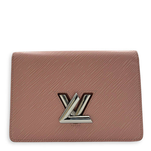 Louis Vuitton Twist Wallet On Chain Pink in Epi Leather, Silver hardware_1