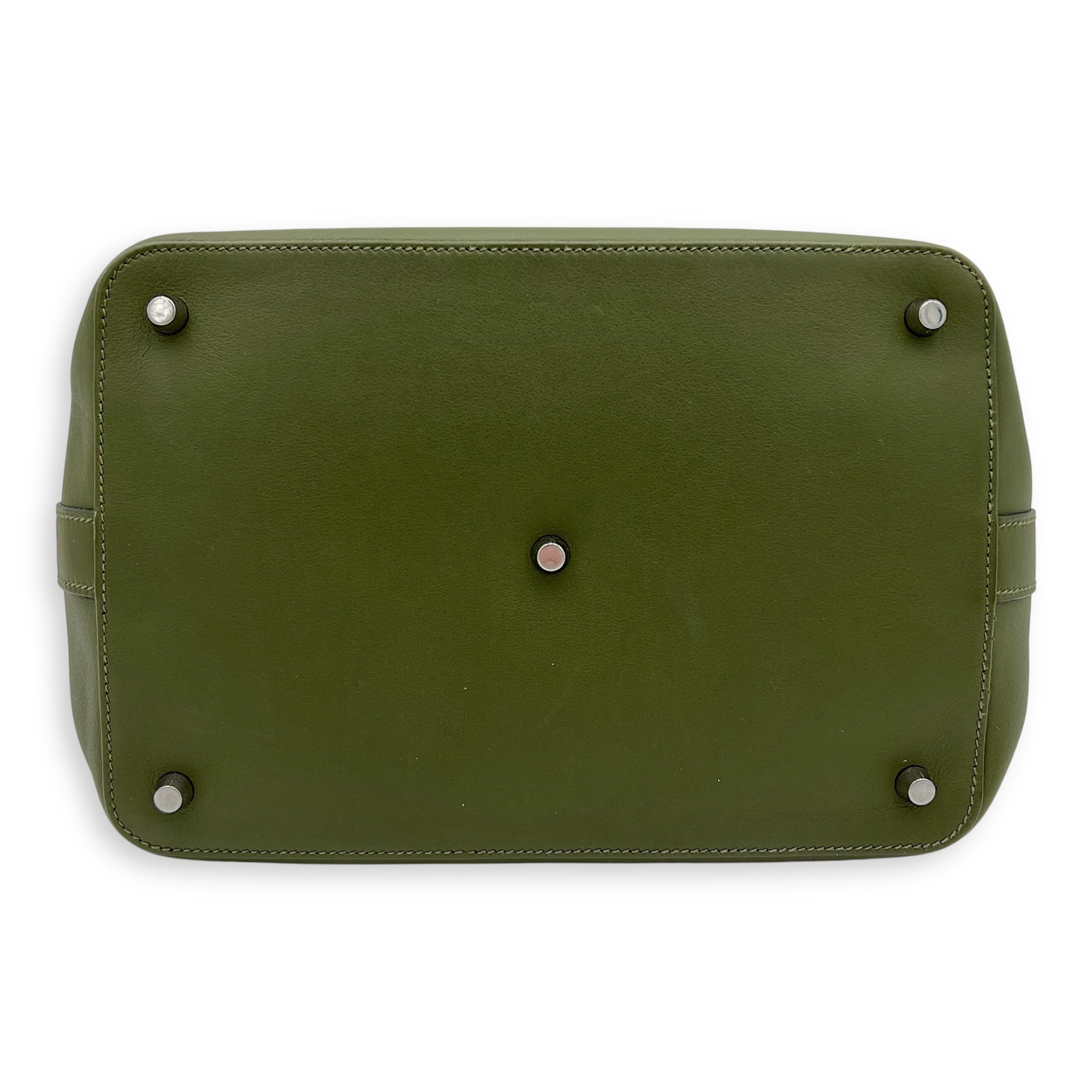 Hermès Toolbox 26 Vert Anglais Top Handle Bag in Swift, Palladium hardware_2