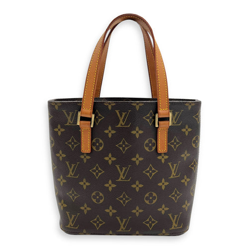 Louis Vuitton Vavin Top Handle Bag PM Brown in Monogram Coated Canvas, Gold hardware_1
