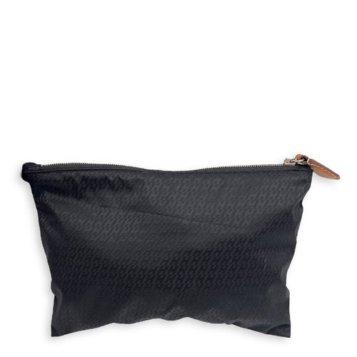 Hermès Silky Pocket Cosmetic Case Black in Nylon, Palladium hardware_1