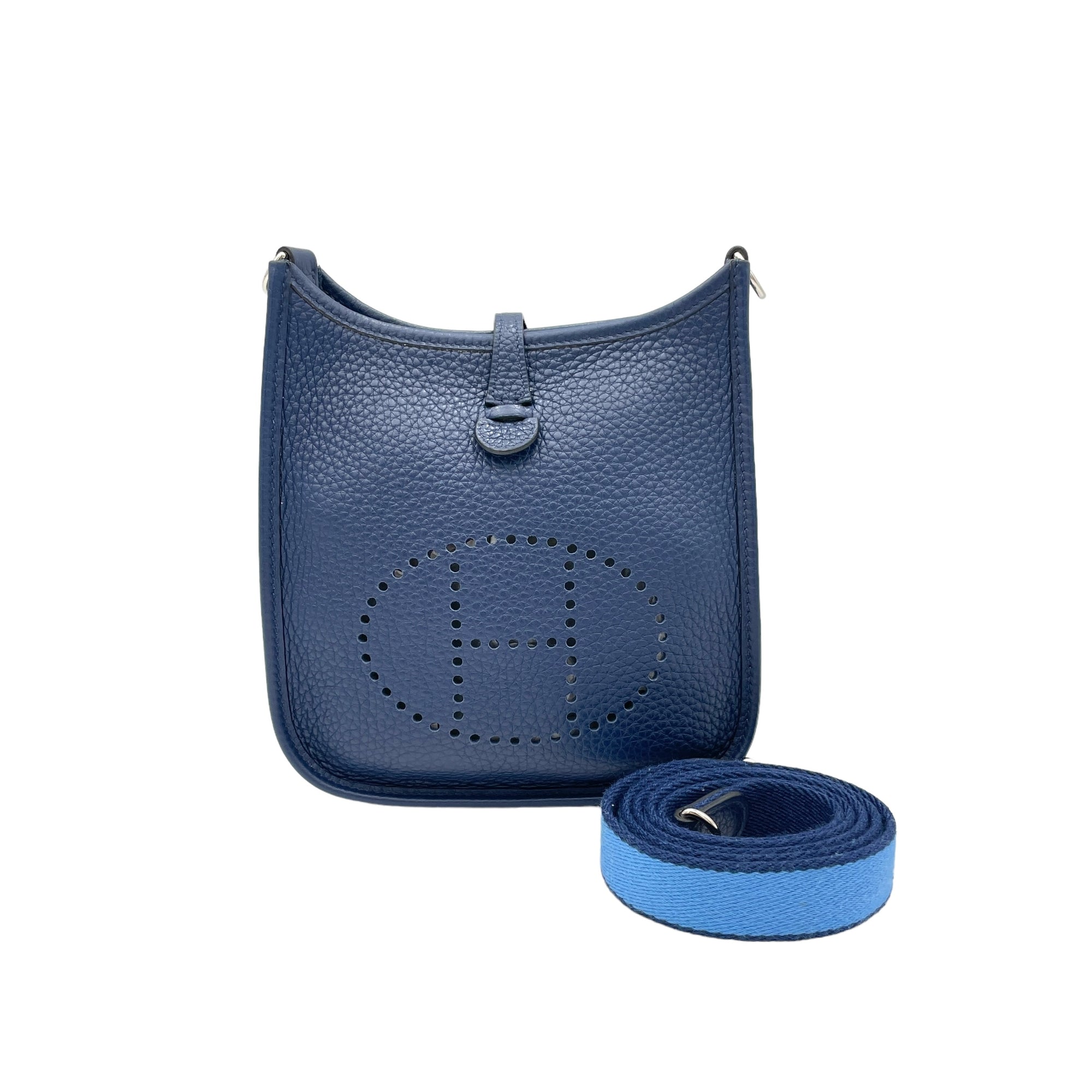 Evelyne TPM Bleu Saphir in Clemence, Palladium hardware