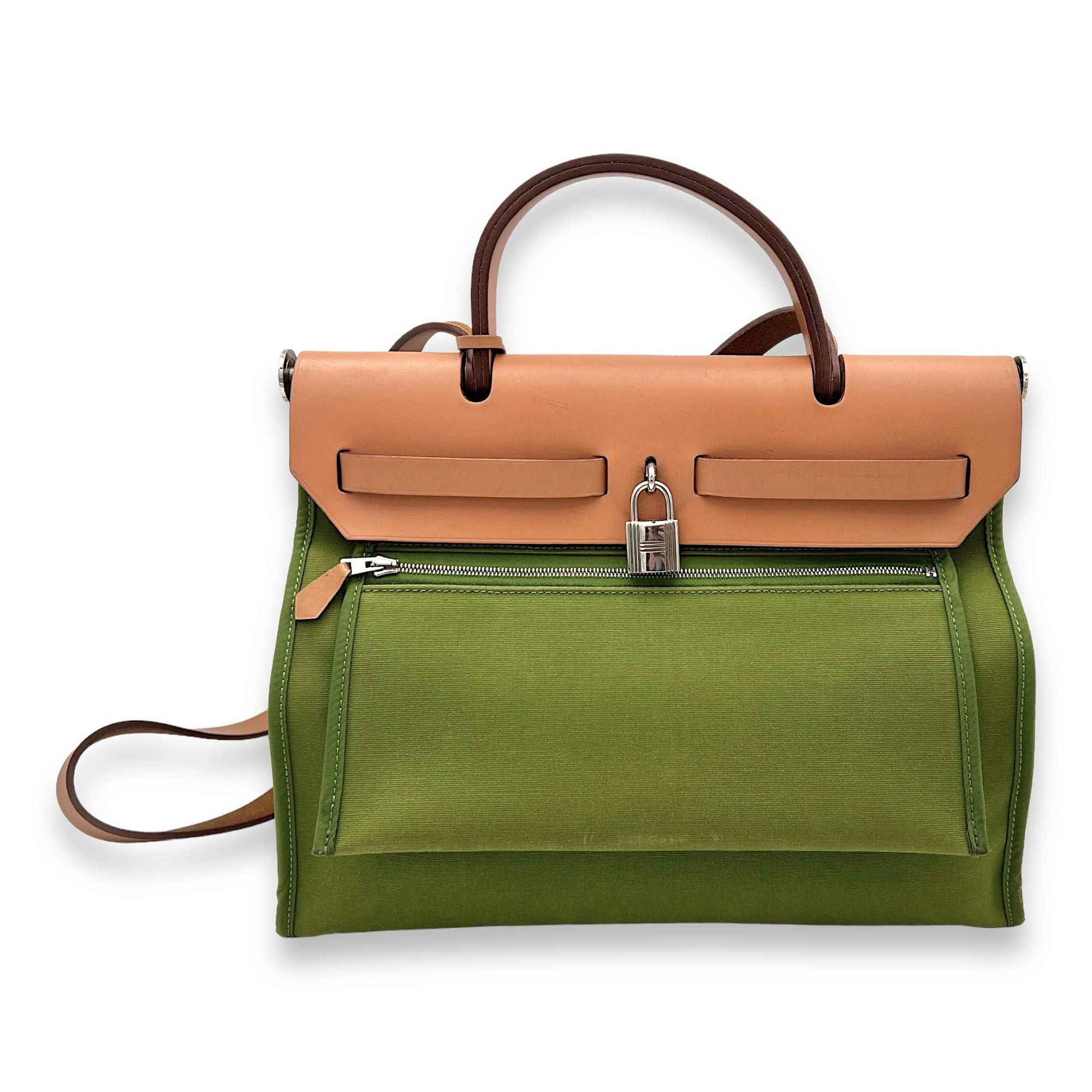 Herbag 31 Green in Canvas, Palladium hardware