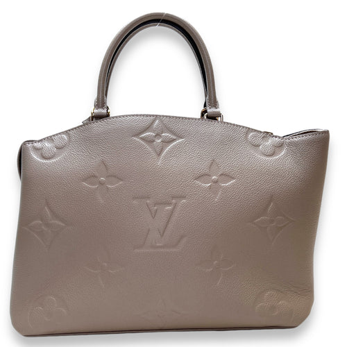 Palais Grand Beige Top Handle Bag in Monogram Empreinte Leather, Gold hardware