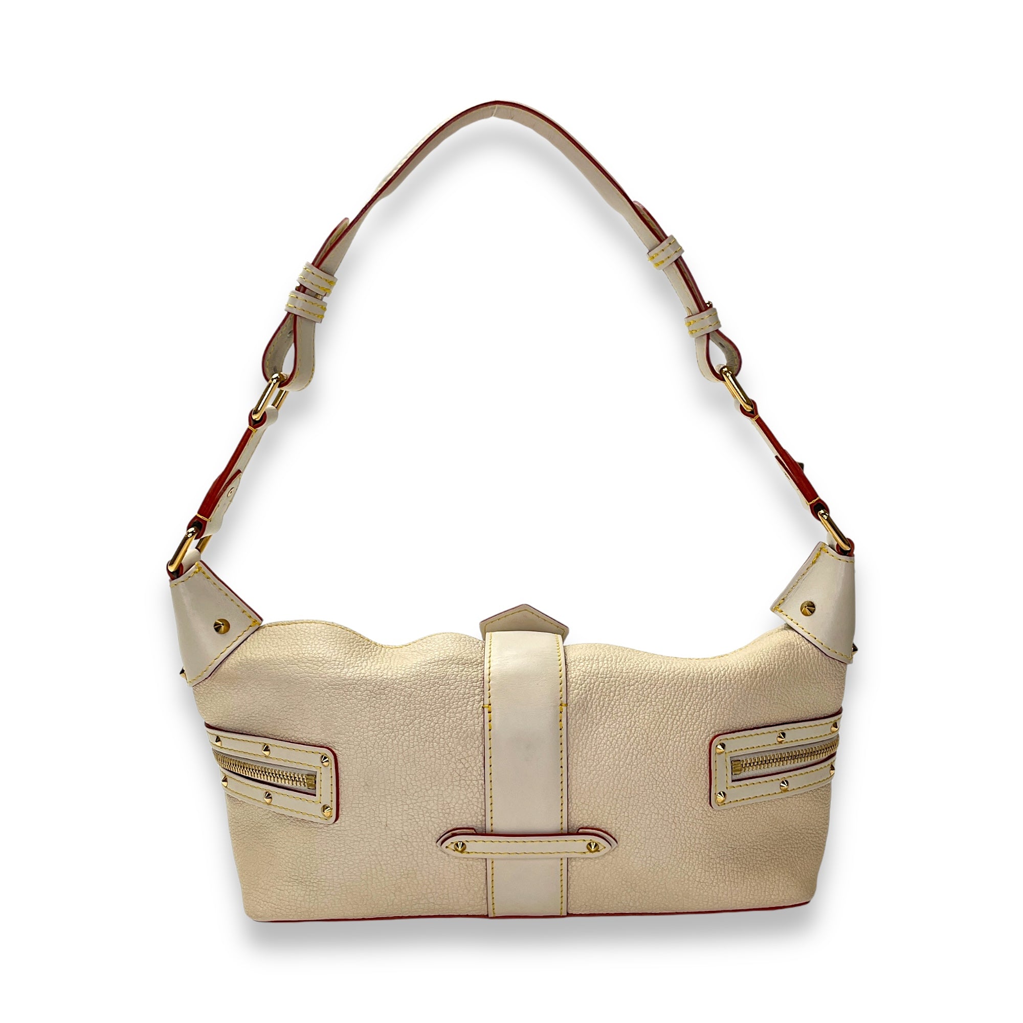 Suhali Top handle bag in Goat leather, Gold Hardware