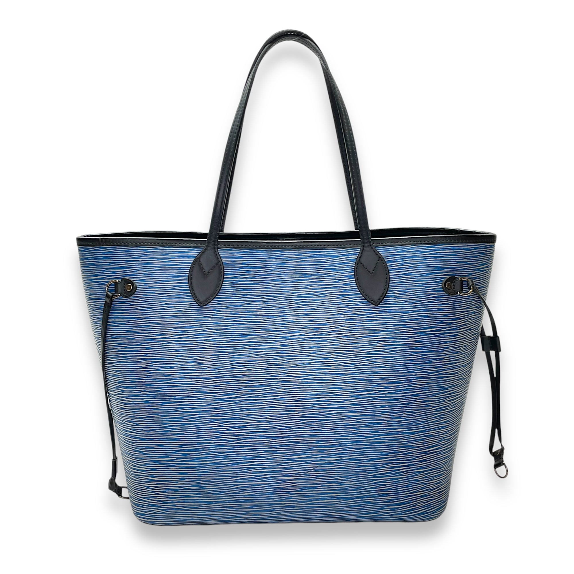 Louis vuitton blue tote bag hotsell