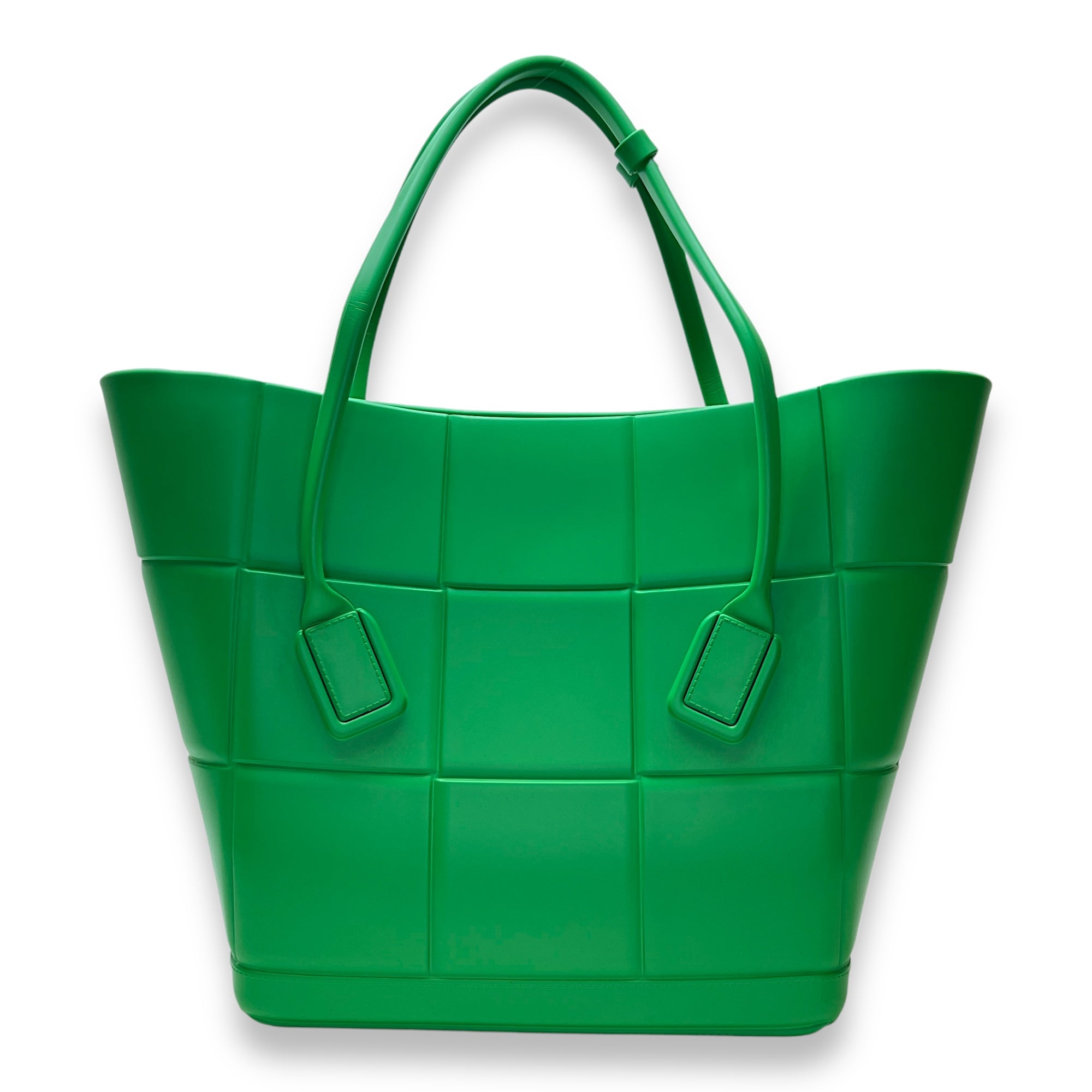 Arco Large Green Top Handle Bag in Others