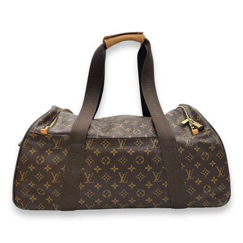 Neo Eole Luggage Brown in Monogram Coated Canvas, Gold hardware