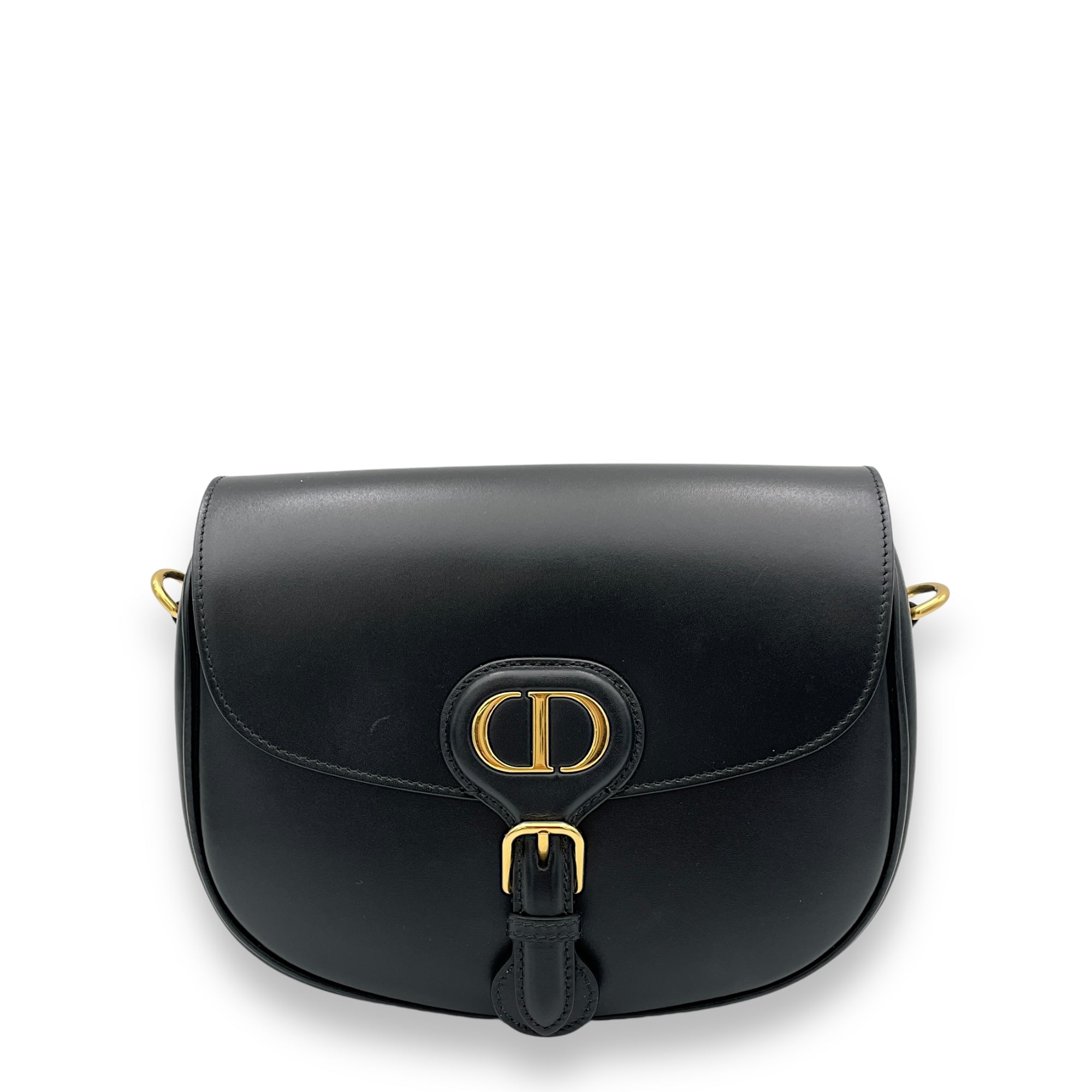 Bobby Medium Crossbody bag in Calfskin, Gold Hardware