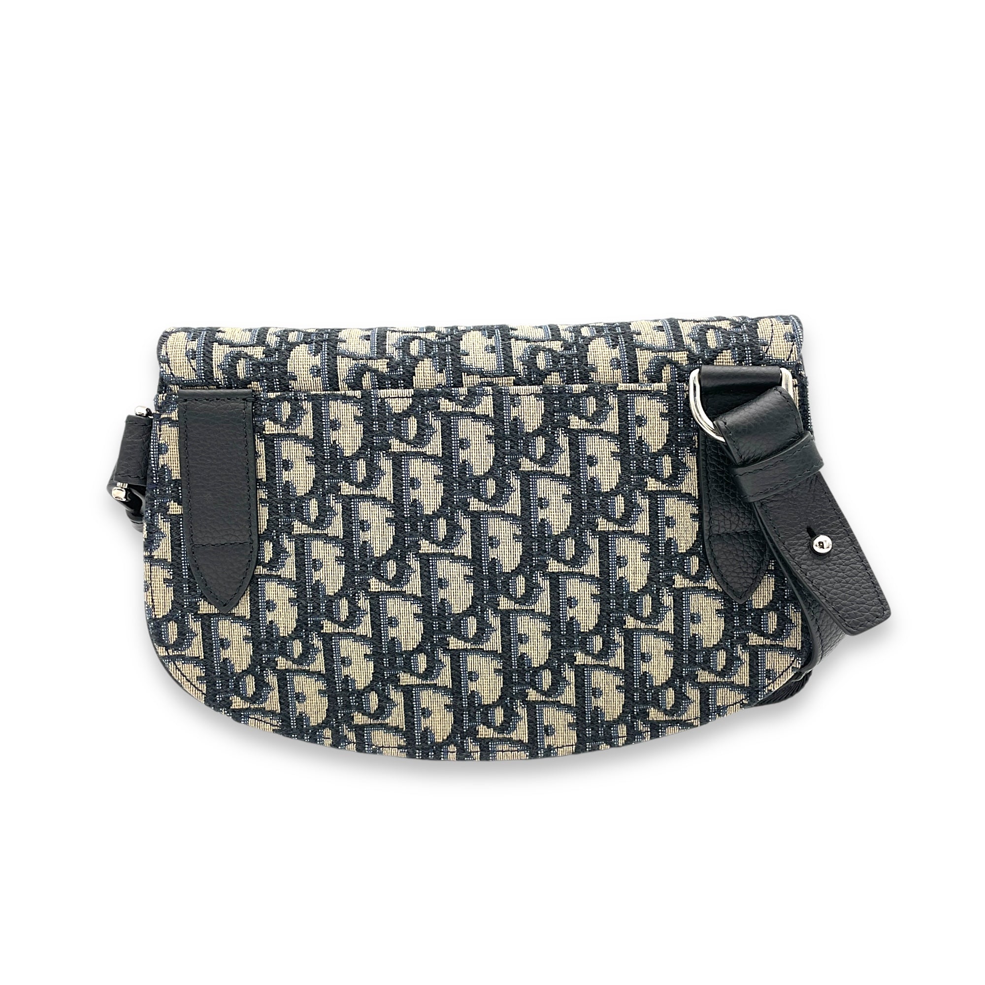 Saddle Shoulder bag in Jacquard, Gold Hardware