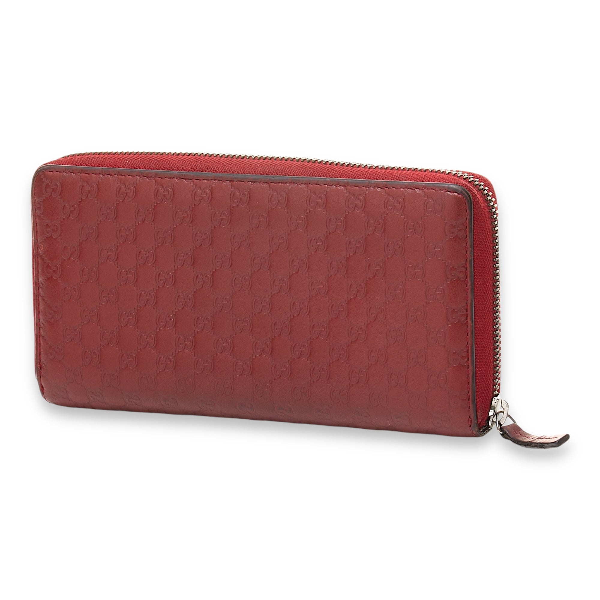 Flap Long Wallet in Guccissima leather, Silver Hardware