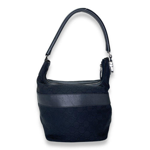 GG Monogram Shoulder bag in Canvas, Silver Hardware